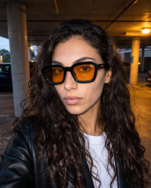 CAPRI - NOIR ORANGE
