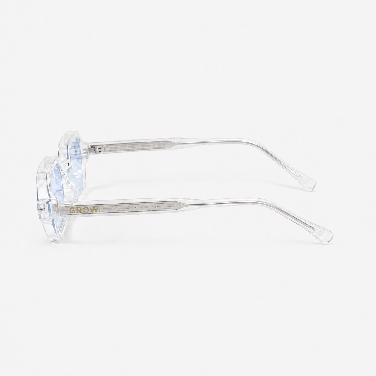 SANTORINI TRANSPARENT BLEU Side